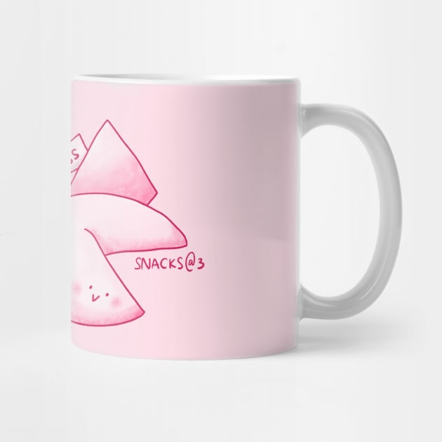 Fortune Cookie in PINK by Snacks At 3